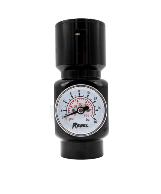 Rebel Surge HPA Regulator (0-150 psi Double Output) front view