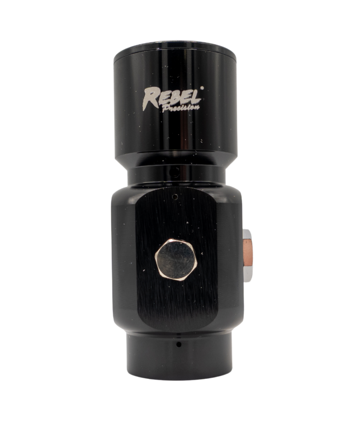 Rebel Surge HPA Regulator (0-150 psi Double Output) Side View