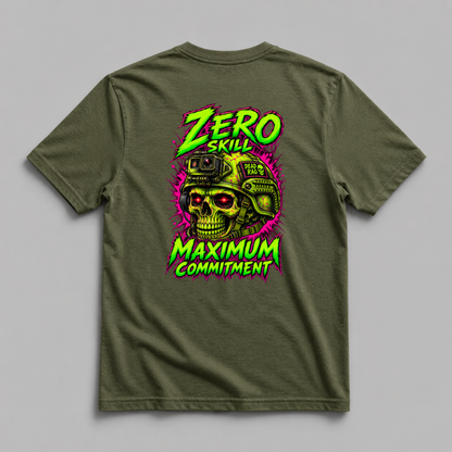 Zero Skill Maximum Commitment