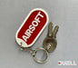Airsoft Keyring - Keychain 3D Printed Multi Colours Small Gift Under 5 Pounds Christmas Gift