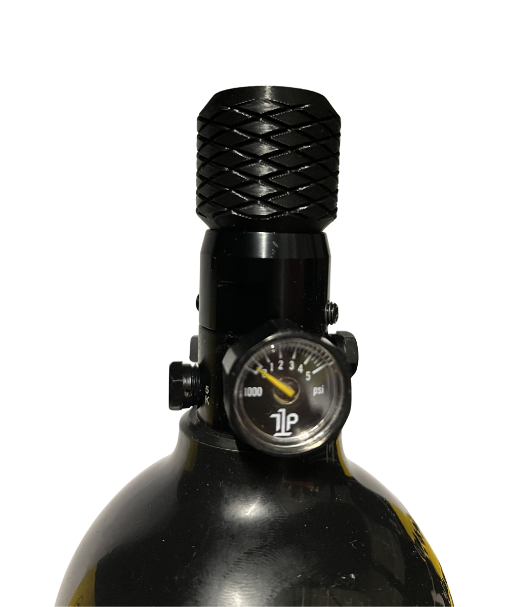 bottle thread protector black on bottle
