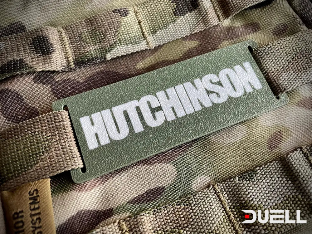 Custom Tactical Molle Name Tag/Patch - Airsoft Personalised