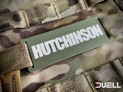 Custom Tactical Molle Name Tag/Patch - Airsoft Personalised