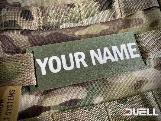 Custom Tactical Molle Name Tag/Patch - Airsoft Personalised