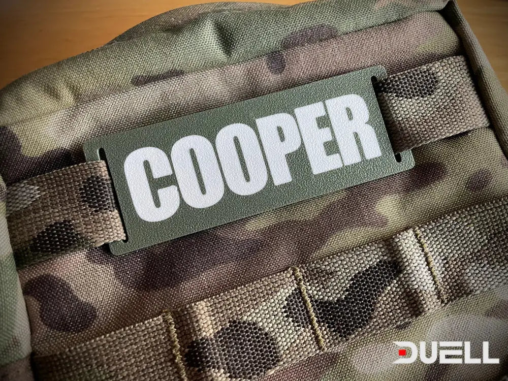 Custom Tactical Molle Name Tag/Patch - Airsoft Personalised
