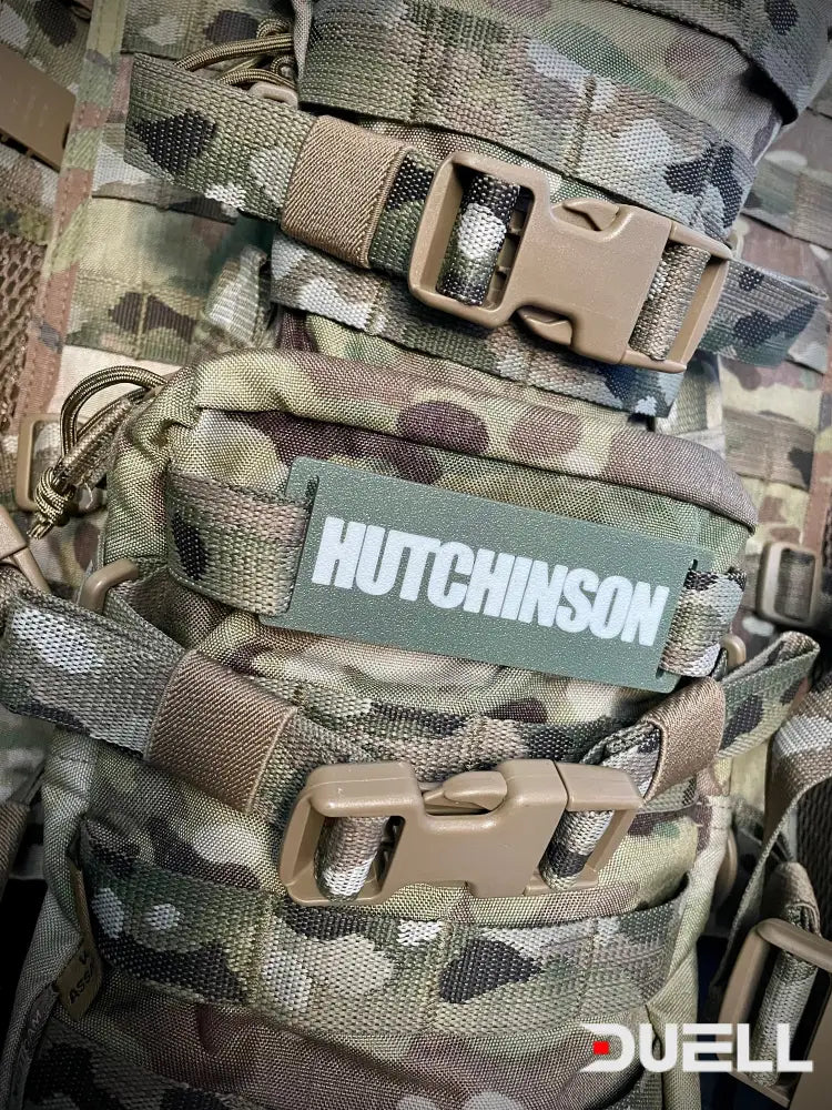 Custom Tactical Molle Name Tag/Patch - Airsoft Personalised