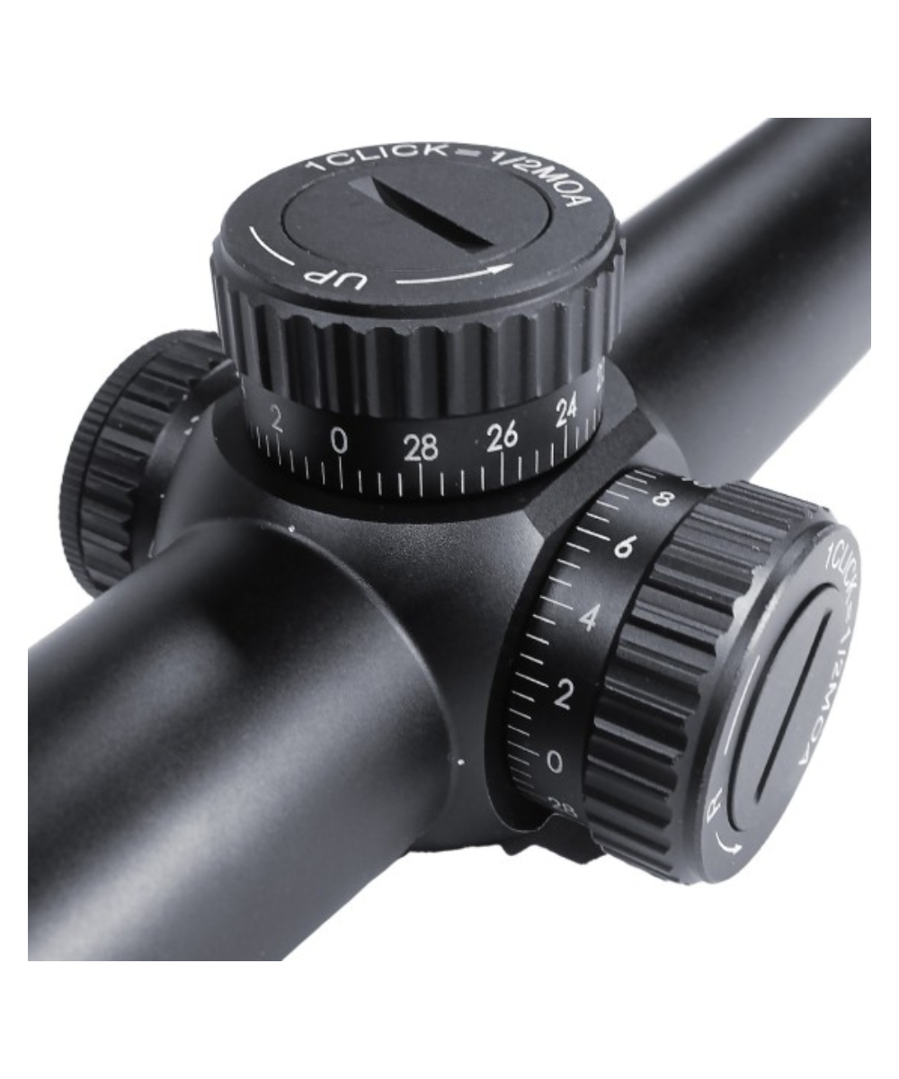 Nuprol Optics 1–5x24 IR Rifle Scope adjustment cog